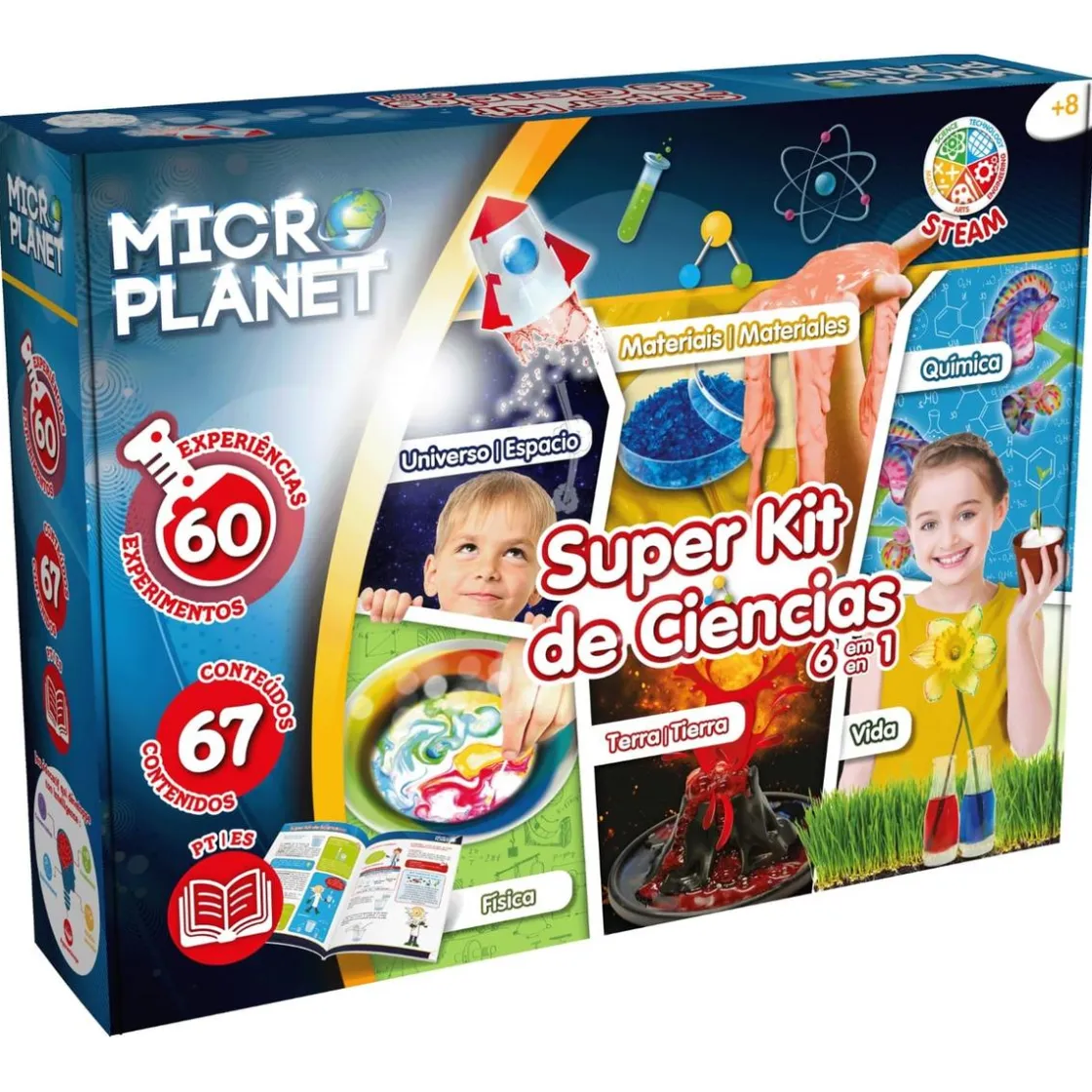 MICRO PLANET Science4you - Súper kit de ciencias 6 en 1