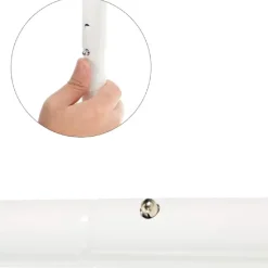 DEVESSPORT Set 2 porterías pvc blancas* Deportes