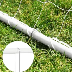 DEVESSPORT Set 2 porterías pvc blancas* Deportes