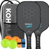 DEVESSPORT Set 2 Raquetas Pickleball Paddle de Carbono