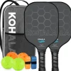 DEVESSPORT Set 2 Raquetas Pickleball Paddle de Fibra de Vidrio* Deportes