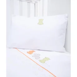 Prenatal Set de 3 piezas de sábanas con estampado de hipopótamos