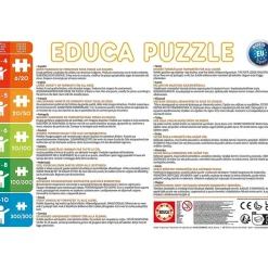 EDUCA BORRAS Set de 2 puzzles infantiles, 48 piezas cada uno, 28 x 20 cm ㅤ