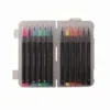 TOYS "R" US Set de 12 rotuladores con punta de pincel, fibra de nailon y trazos variables ㅤ* Estilo De Vida