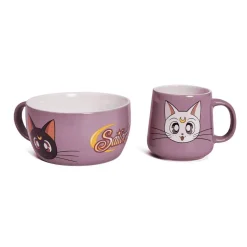 ABYSSE CORP Set de desayuno Sailor Moon - Luna & Artemis