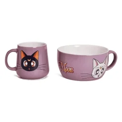 ABYSSE CORP Set de desayuno Sailor Moon - Luna & Artemis