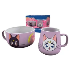 ABYSSE CORP Set de desayuno Sailor Moon - Luna & Artemis