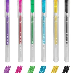 TOYS "R" US Set de mini bolígrafos de gel con purpurina, multicolor ㅤ