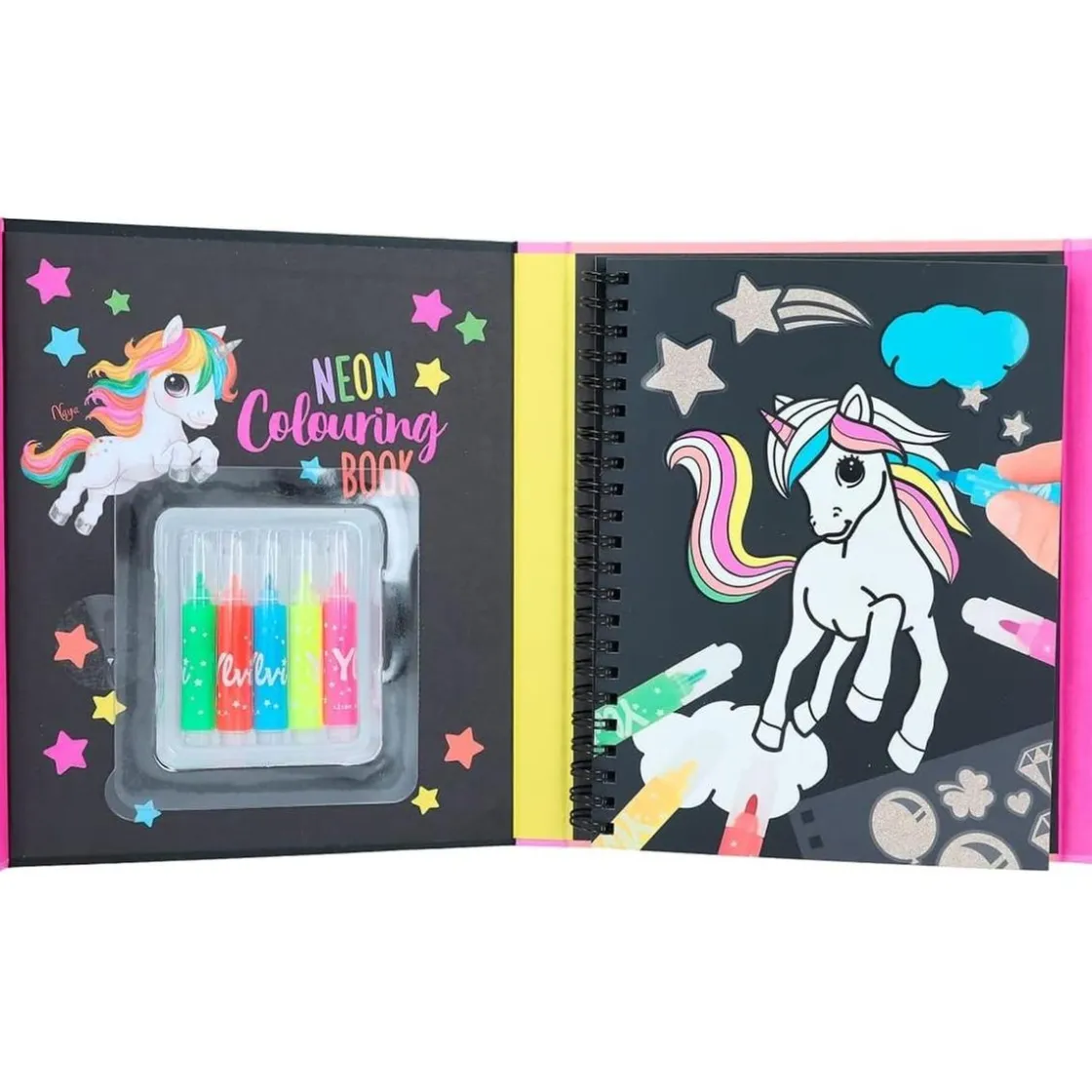 DEPESCHE Set libro de colorear neón Ylvi* Estilo De Vida