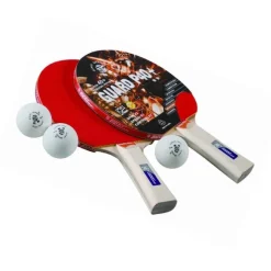 DEVESSPORT Set palas de Ping Pong + 3 pelotas ABS* Deportes