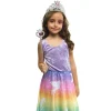 RUBIE'S Set Tiara y Varita Princesa Rosa y Plata