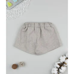 Prenatal Shorts de niña beige con corazones de strass