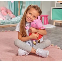 SIMBA TOYS Simba - Peppa Pig - Peluche con sonido Peppa Pig, suave y agradable, 25-33 cm ㅤ