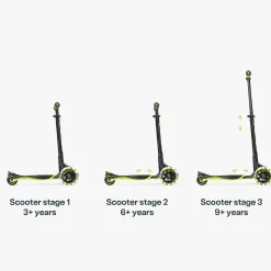 SMARTRIKE Xtend Scooter Lime – Patinete evolutivo