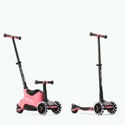 SMARTRIKE Xtend Scooter+Ride On Salmon Pink