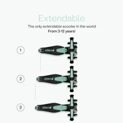 SMARTRIKE Xtend Scooter+Ride On Soft Green* Motos Y Triciclos