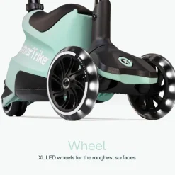 SMARTRIKE Xtend Scooter+Ride On Soft Green* Motos Y Triciclos