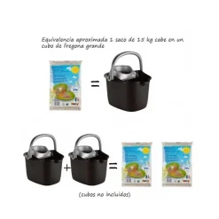 SMOBY - Bolsa de arena fina 15kg para areneros, lavada y seca ㅤ* Juguetes De Verano