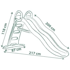 SMOBY - Tobogán Funny con doble ondulación