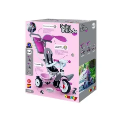 SMOBY - Triciclo Baby Balade Plus rosa