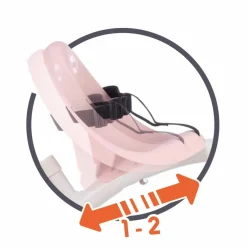 SMOBY - Triciclo Evolutivo Be Move de Metal, Color Rosa - 68 x 52 x 52 cm ㅤ* Motos Y Triciclos