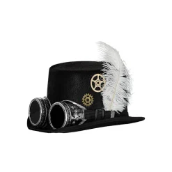 Funidelia Sombrero de Steampunk con gafas