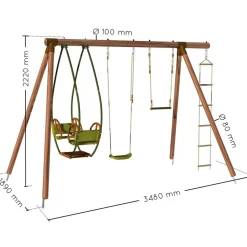 SOULET - Columpio de madera Juliette
