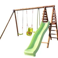 SOULET - Estación de juego con columpios y tobogán Tulipe* Columpios