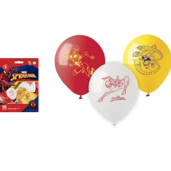 SPIDERMAN Spider-Man - 10 globos Marvel* Artículos De Fiesta Y Regalos