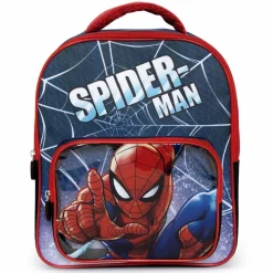 SPIDERMAN Spider-man - Mochila con bolsillo transparente 30x24,5x11 cm