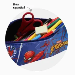 SPIDERMAN - Portatodo redondo* Material Escolar