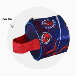 SPIDERMAN - Portatodo redondo* Material Escolar