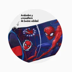 SPIDERMAN - Portatodo redondo* Material Escolar