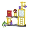 PLAYSKOOL Spidey y su Superequipo - Parque de juegos de Hulk* Coleccionables Y Mini Mundos