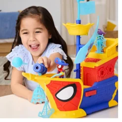HASBRO EU TRADING Spidey y su Superequipo - Barco Pirata con telarañas* Coleccionables Y Mini Mundos