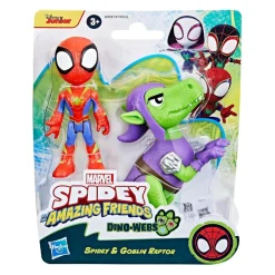 HASBRO IBERIA Spidey y su Superequipo - Pack 2 figuras Dino-Webs (Varios modelos)* Coleccionables Y Mini Mundos