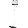 Outsunny Sportnow - Canasta de baloncesto altura ajustable de 260-305 cm Blanco