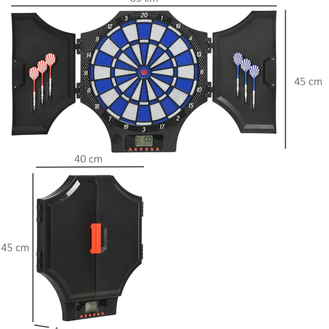 Outsunny Sportnow - Diana electrónica plegable 31 juegos* Deportes