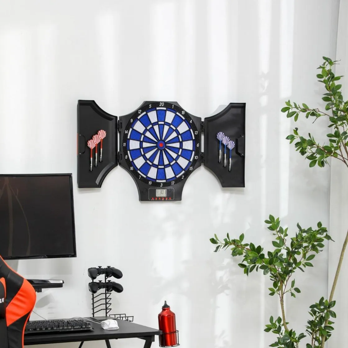 Outsunny Sportnow - Diana electrónica plegable 31 juegos* Deportes