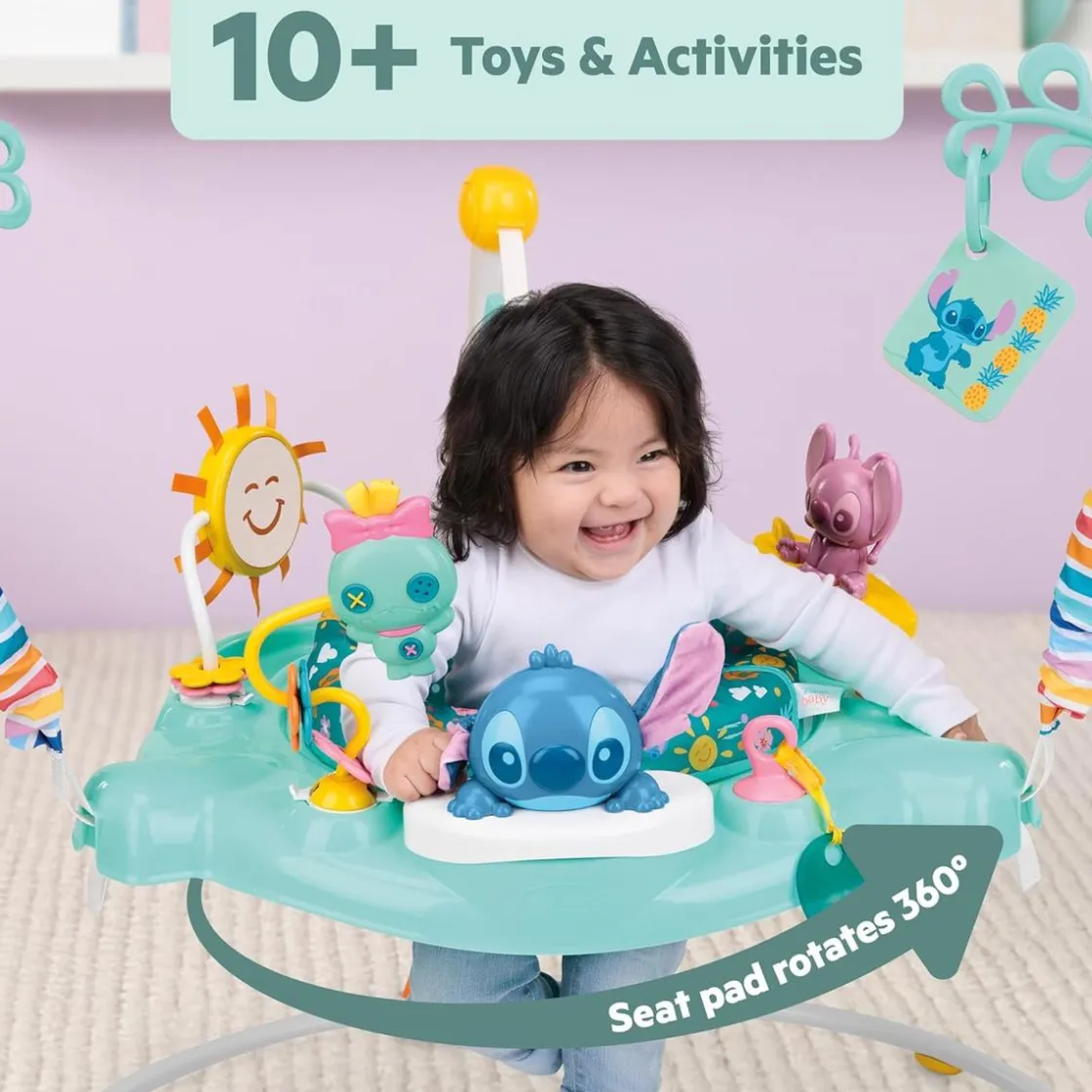 BRIGHT STARTS Stitch Little ’Ohana Activity Jumper