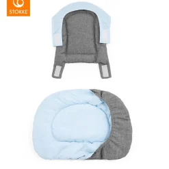 STOKKE - Cojín reversible para trona Nomi - Gris/Azul* Tronas·Accesorios Tronas