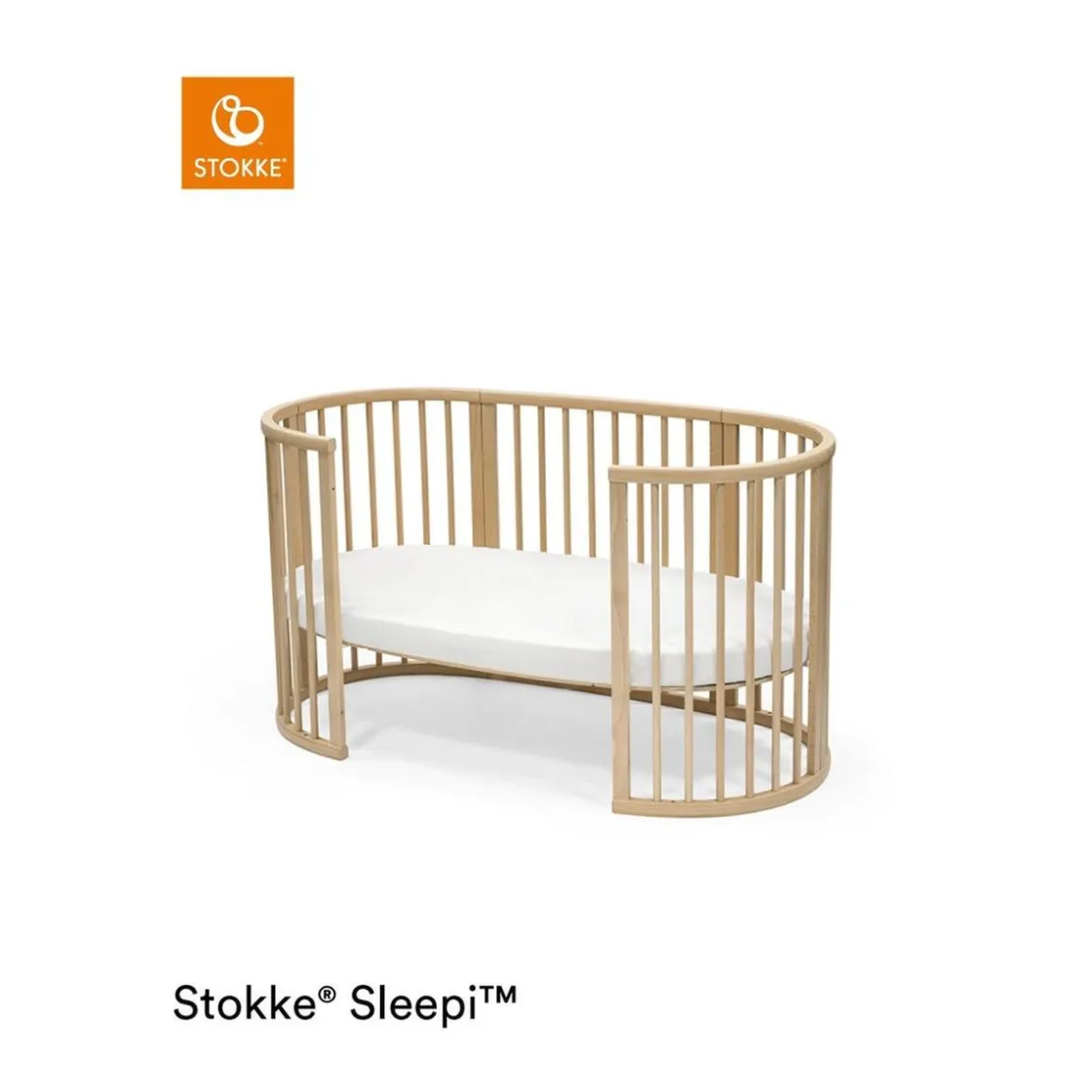 STOKKE - Sábana bajera white para cuna Sleepi v3