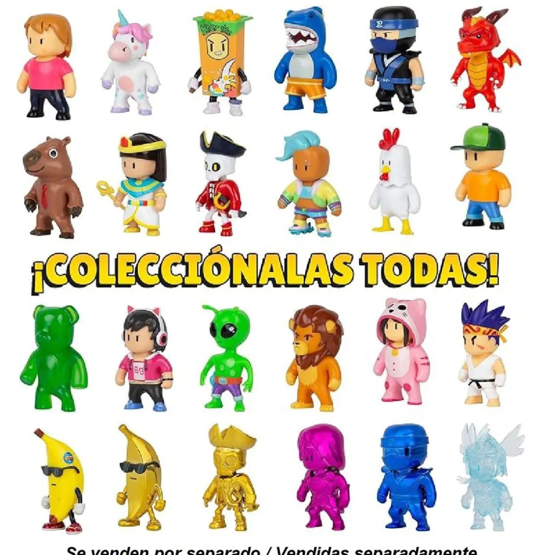 BIZAK Stumble Guys - Pack 8 figuras (varios modelos)* Figuras De Acción