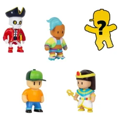 BIZAK Stumble Guys - Pack 4 figuras + figura misteriosa (varios modelos)