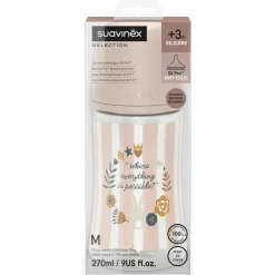 SUAVINEX - Biberón Wonderland 270 ml Rosa