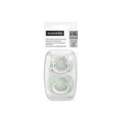 SUAVINEX - Chupete dreams silicona 6/18 sx pro dos piezas azul claro* Biberones Y Chupetes·Chupetes