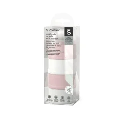 SUAVINEX - Dispensador de leche en polvo Bonhomia rosa. 4 compartimentos* Biberones Y Chupetes·Biberones