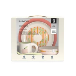 SUAVINEX - Set de destete para niña +6 meses* Preparación Comida Y Accesorios·Platos Y Cubiertos Infantiles