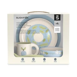 SUAVINEX - Vajilla Verde* Preparación Comida Y Accesorios·Platos Y Cubiertos Infantiles