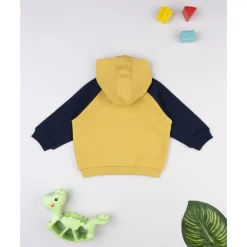 Prenatal Sudadera amarilla y azul para niño